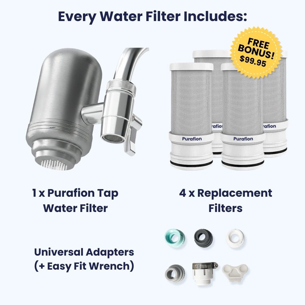 Purafion 3.0 Ultimate Tap Filter + 4 Filters